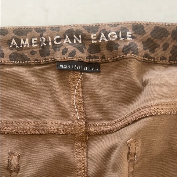American Eagle Leopard Print Super Hi-Rise Jegging, - Picture 4 of 7